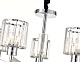 подвесная люстра escada adorn 691/5s (chrome)