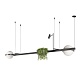 подвесной светодиодный светильник loft it jardin 10121/c dark grey