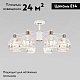 потолочная люстра eurosvet lord 70075/8 белый