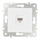 розетка rj45 arte milano 203.45-1.white
