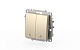 переключатель двухклавишный проходной elbi zena vega 609-012500-211