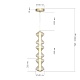 подвесной светильник st luce spine sl6136.213.01