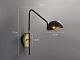 бра delight wall lamp mt9049-1wb black/bronze