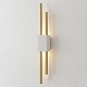 настенный светильник crystal lux carta ap6w led white/brass
