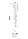 подвесная люстра aurore le7703/13 chrome
