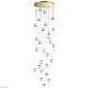подвесная светодиодная люстра odeon light crystal 5008/120l