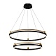 подвесной светодиодный светильник crystal lux fernando sp123w led black/gold