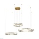 подвесной светодиодный светильник loft it crystal ring 10135/3 gold