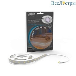 Светодиодная влагозащищенная лента Gauss 4,5W/m 30LED/m 2835SMD холодный белый 1,2M 311011205