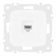 розетка rj45 arte milano 205.45-1.white