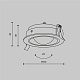 встраиваемый светильник maytoni lens dl105-12w4k-b