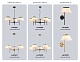 подвесная люстра ambrella light high light classic lh72453