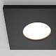 встраиваемый светильник maytoni technical stark dl083-01-gu10-sq-b