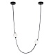 подвесной светодиодный светильник loft it embrace 10242/800 black