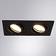 встраиваемый светильник arte lamp tarf a2168pl-2bk