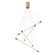 подвесной светодиодный светильник odeon light sparky 4369/40l