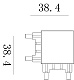 коннектор swg pro cn-slim-wh-l 022073