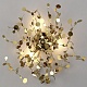 бра crystal lux garden ap-pl3 d400 gold