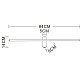 настенный светильник arte lamp prima a2028ap-1pb