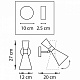 бра lightstar dumo 816611