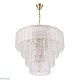 подвесная люстра crystal lux ricardo sp14 brass