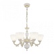 подвесная люстра arte milano 343837/6 wt+g