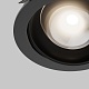 встраиваемый светильник maytoni lens dl105-12w4k-b
