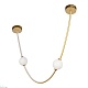 подвесной светодиодный светильник loft it embrace 10242/600 gold