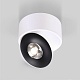 накладной светодиодный светильник elektrostandard glide 25100/led белый/черный a059332