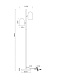торшер arte lamp cassel a5454pn-2pb