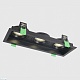 встраиваемый светильник crystal lux clt 068c3 bl