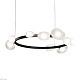 подвесная люстра delight collection matter 5055p/d910 black/white
