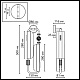 бра odeon light modern lion 5467/10wl