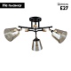 потолочная люстра arte lamp glassy a5078pl-3bk