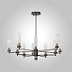 люстра на штанге am group indigo sp10 pearl black