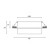 встраиваемый светильник hesby lighting nimbus hsbl_0128
