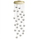 каскадная люстра odeon light jemstone 5085/120l