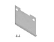 заглушка (4 шт.) ambrella light profile system gp8470