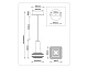 подвесной светильник ambrella light high light crystal lh31003