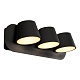 светодиодный спот iledex flexin w1118-3as bk