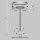 настольная лампа maytoni modern dress code mod348tl-l14bbs3k