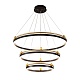подвесная люстра crystal lux fernando sp158w led black/gold