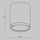 потолочный светильник maytoni technical hoop c086cm-gx53-mrd-bg