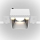 встраиваемый светильник maytoni technical share dl051-01-gu10-sq-ws