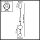 подвесной светильник odeon light modern callisto 5457/4l