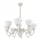 подвесная люстра arte milano 347837/8 wt+g