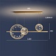 подвесная люстра delight collection xd-120b gold