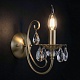 бра eurosvet alda 3305/1 латунь/прозрачный хрусталь strotskis a072111