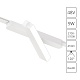 трековый светодиодный светильник arte lamp rapid a2960pl-1wh