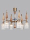 подвесная люстра odeon light modern terra 5414/6